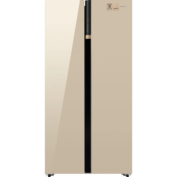 Холодильник Weissgauff Wsbs 590 BeG NoFrost Inverter Premium бежевый